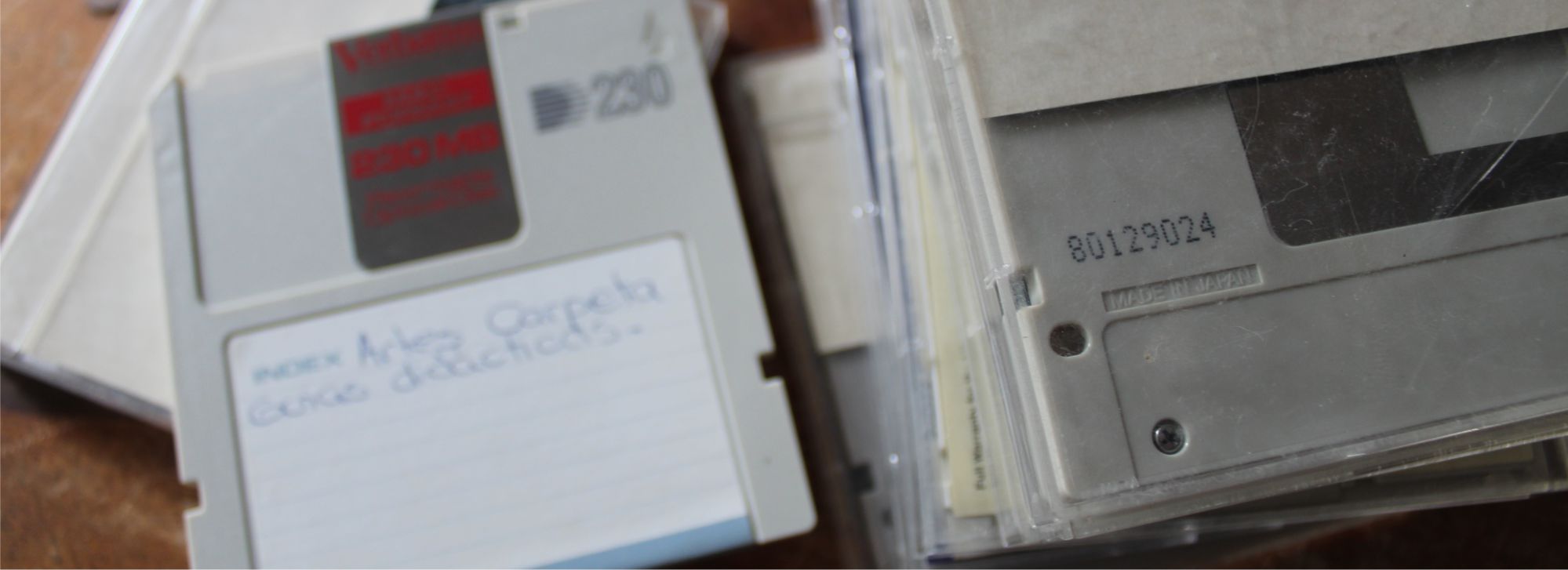 The old diskettes