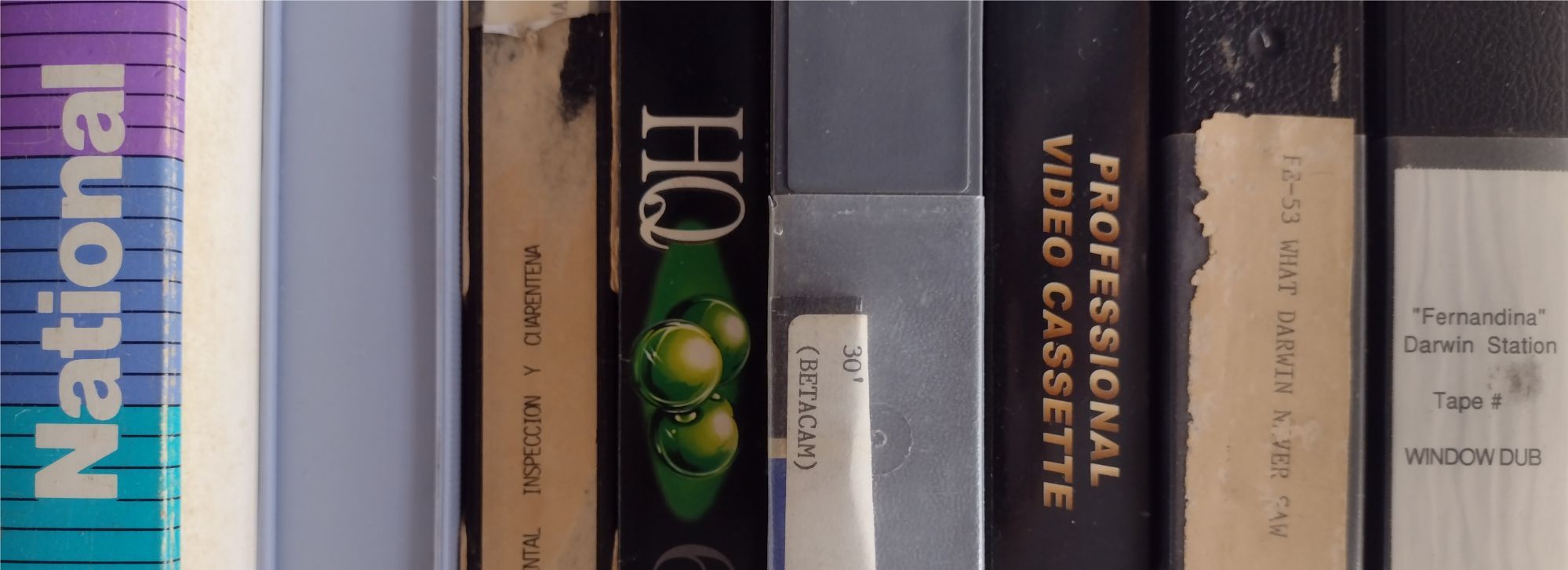 VHS tapes